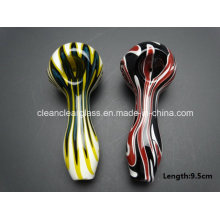 Smoking Glass Pipe Hand Pipe Manufacturer Whoelsale 9.5cm